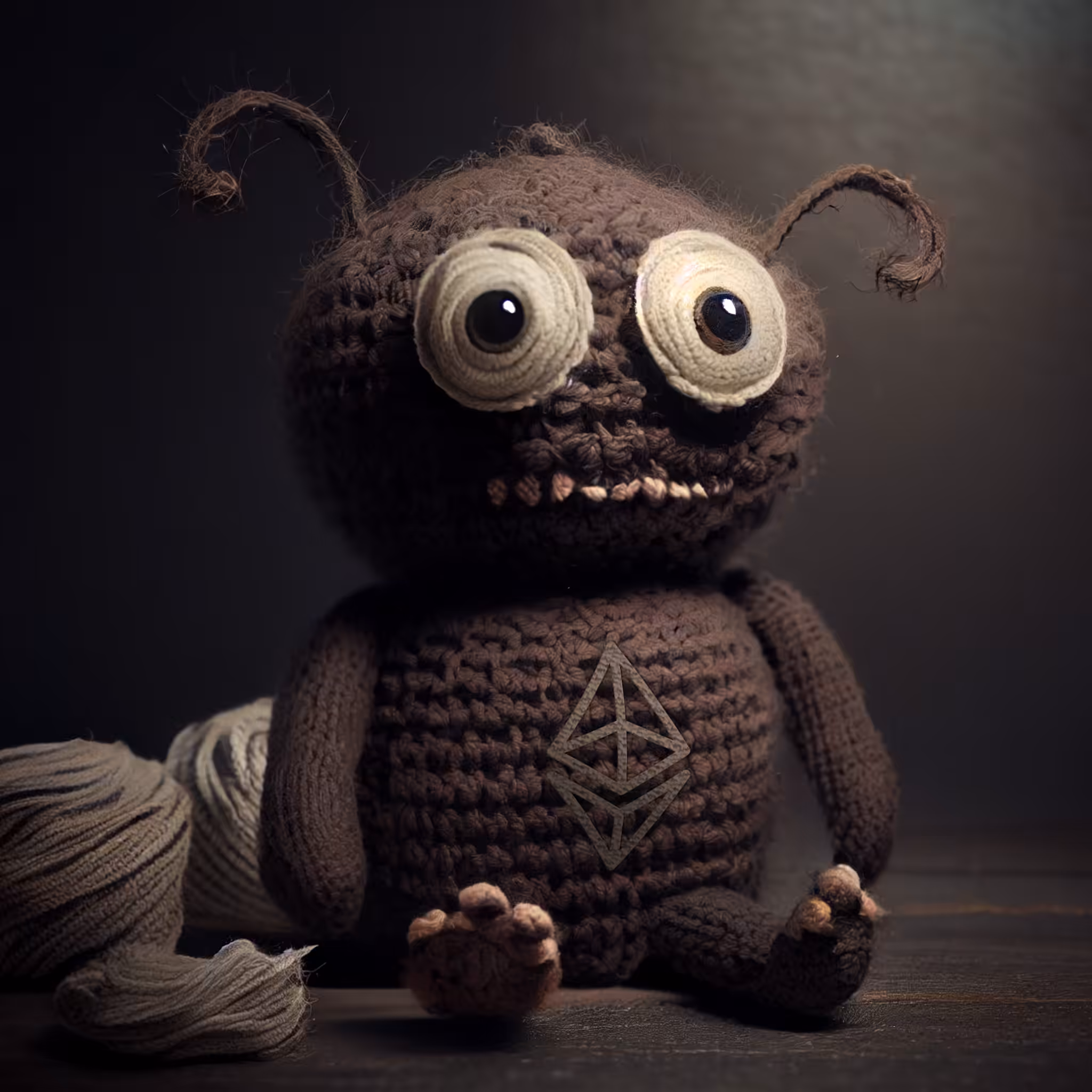 Crochet Penpets: #064 - Mr. Pethrik