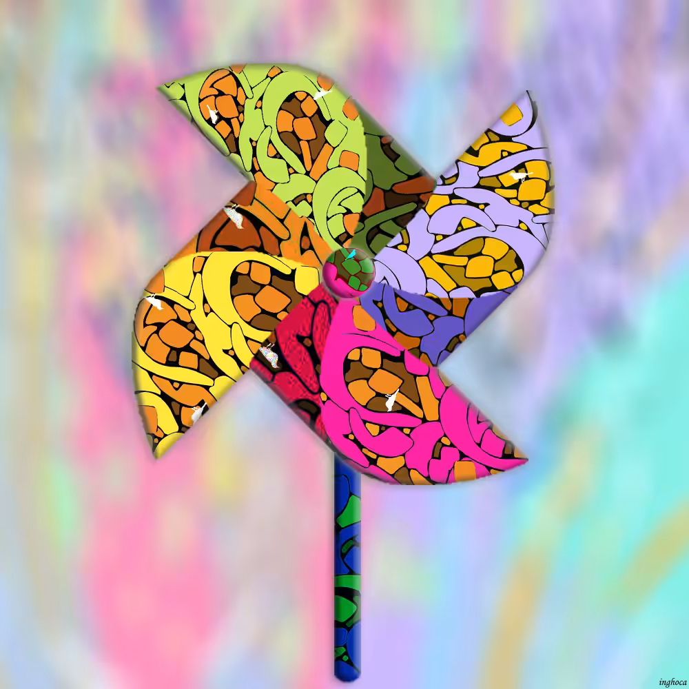 Pinwheel 113 Collab with M◎HAMMAD (🎨,💙💛) @MohammadRnft