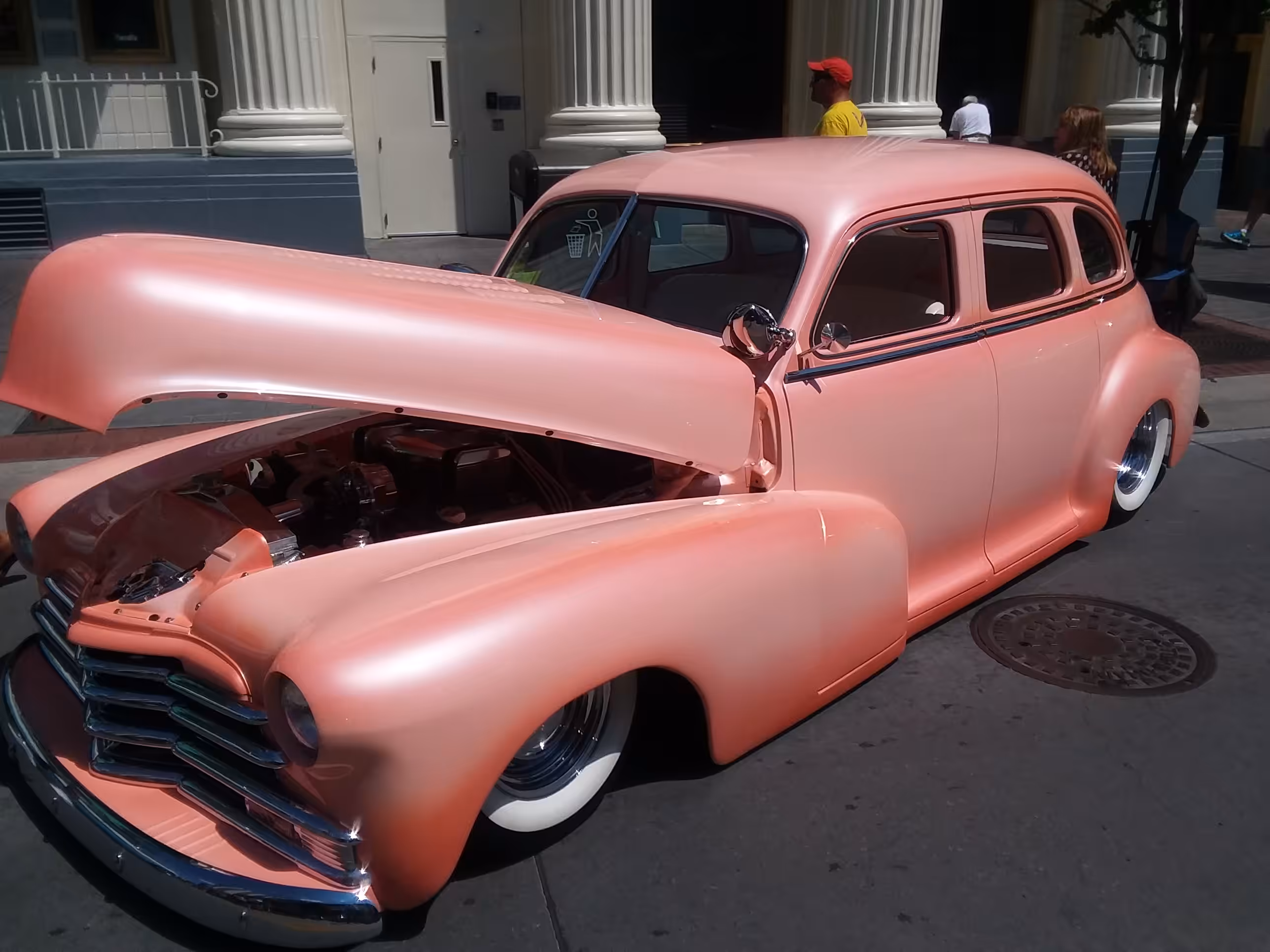 MOVING FROM A...TO...B: 1948 CHEVROLET Peach Pearl Fleetmaster Classic Car
