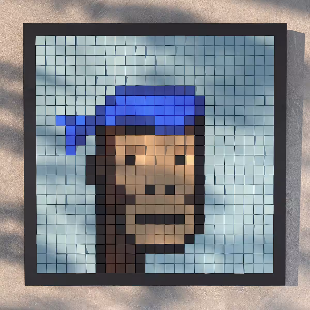 CryptoPunk #4156 - Mosaic Portrait