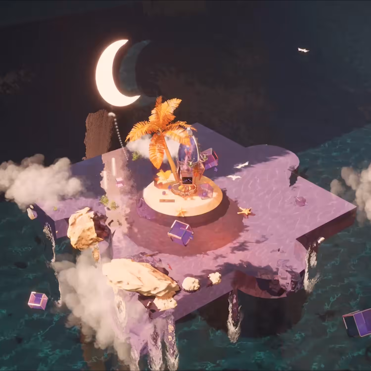 Cast Away to the moon