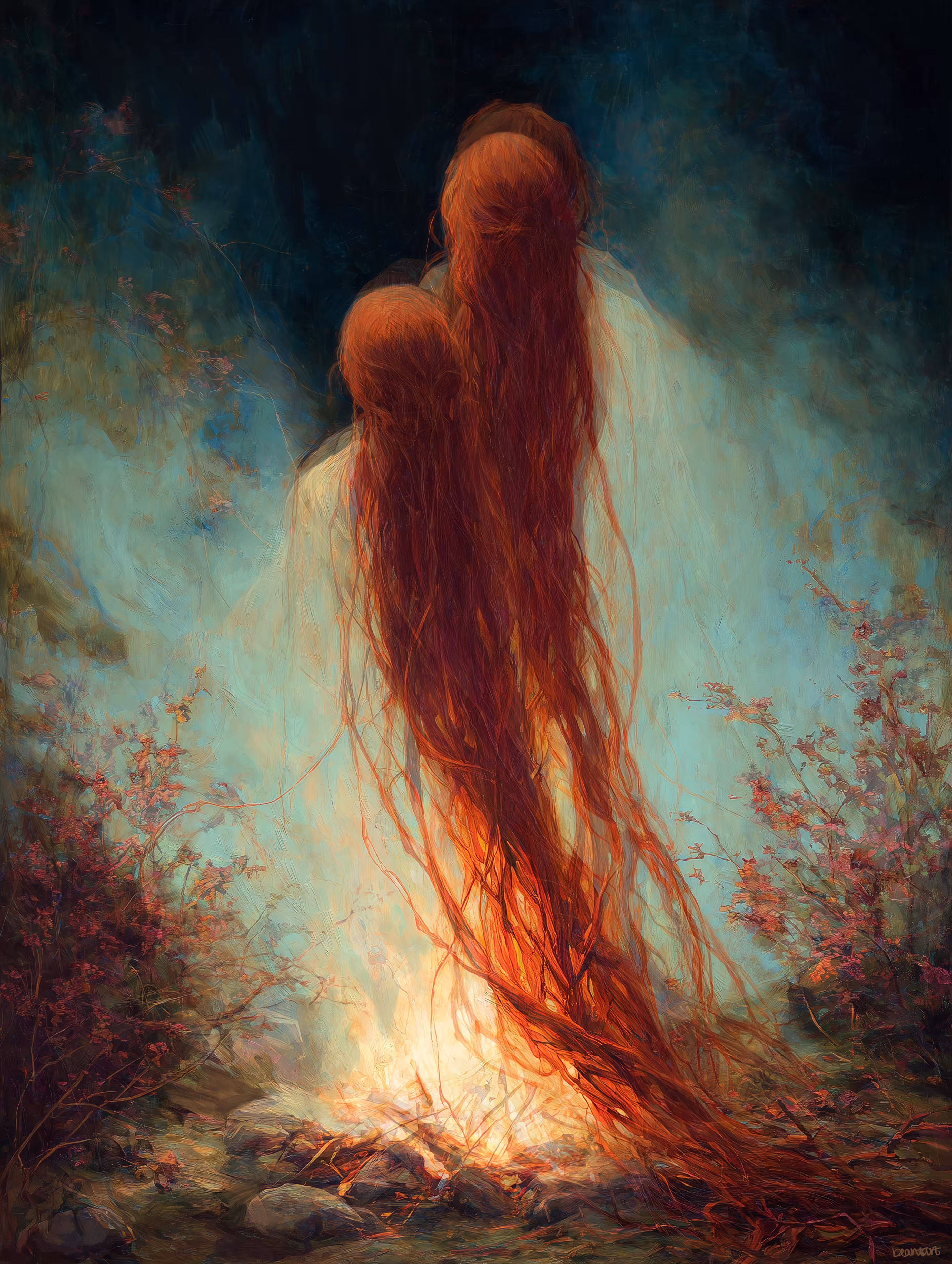 burning into gold