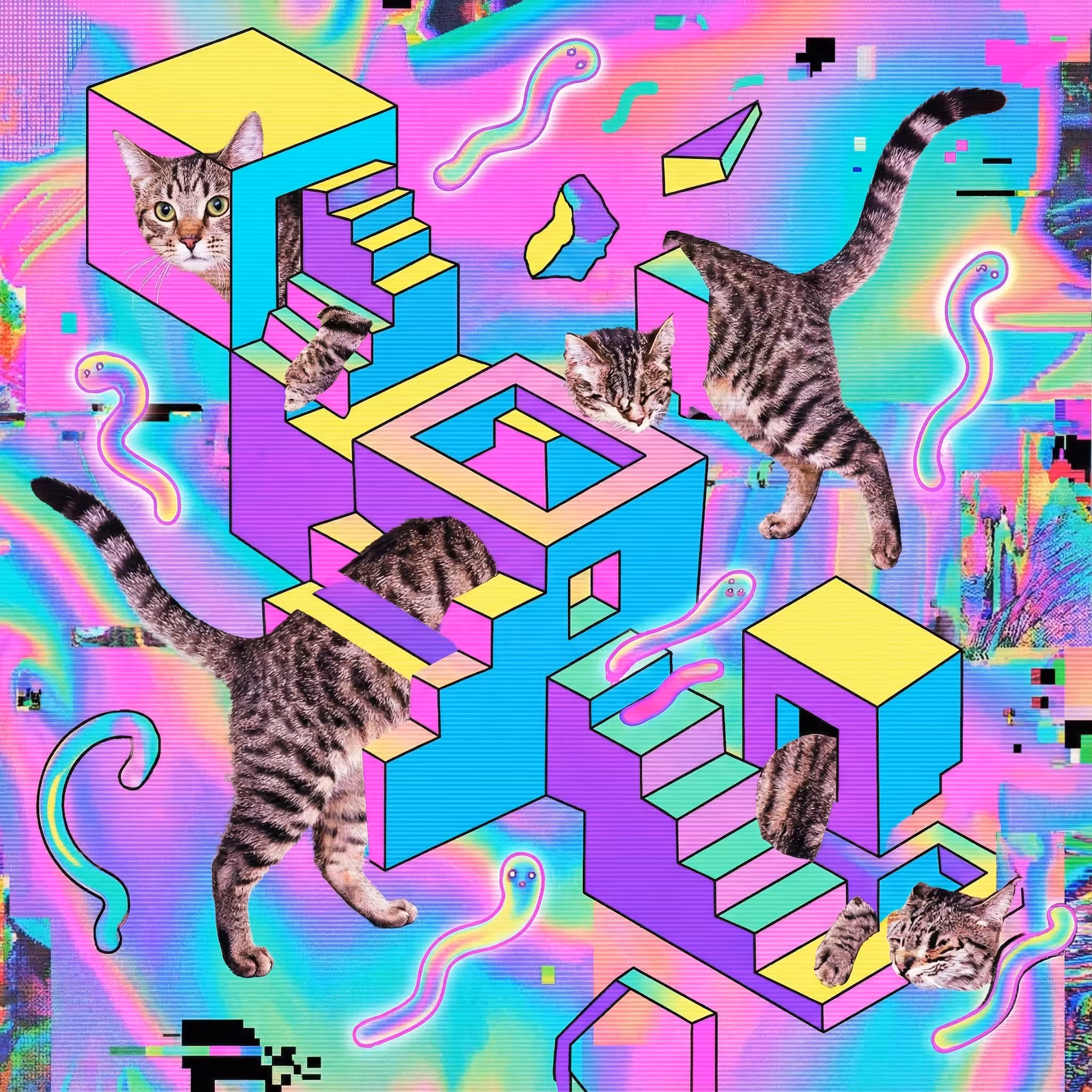 abstract cats #79