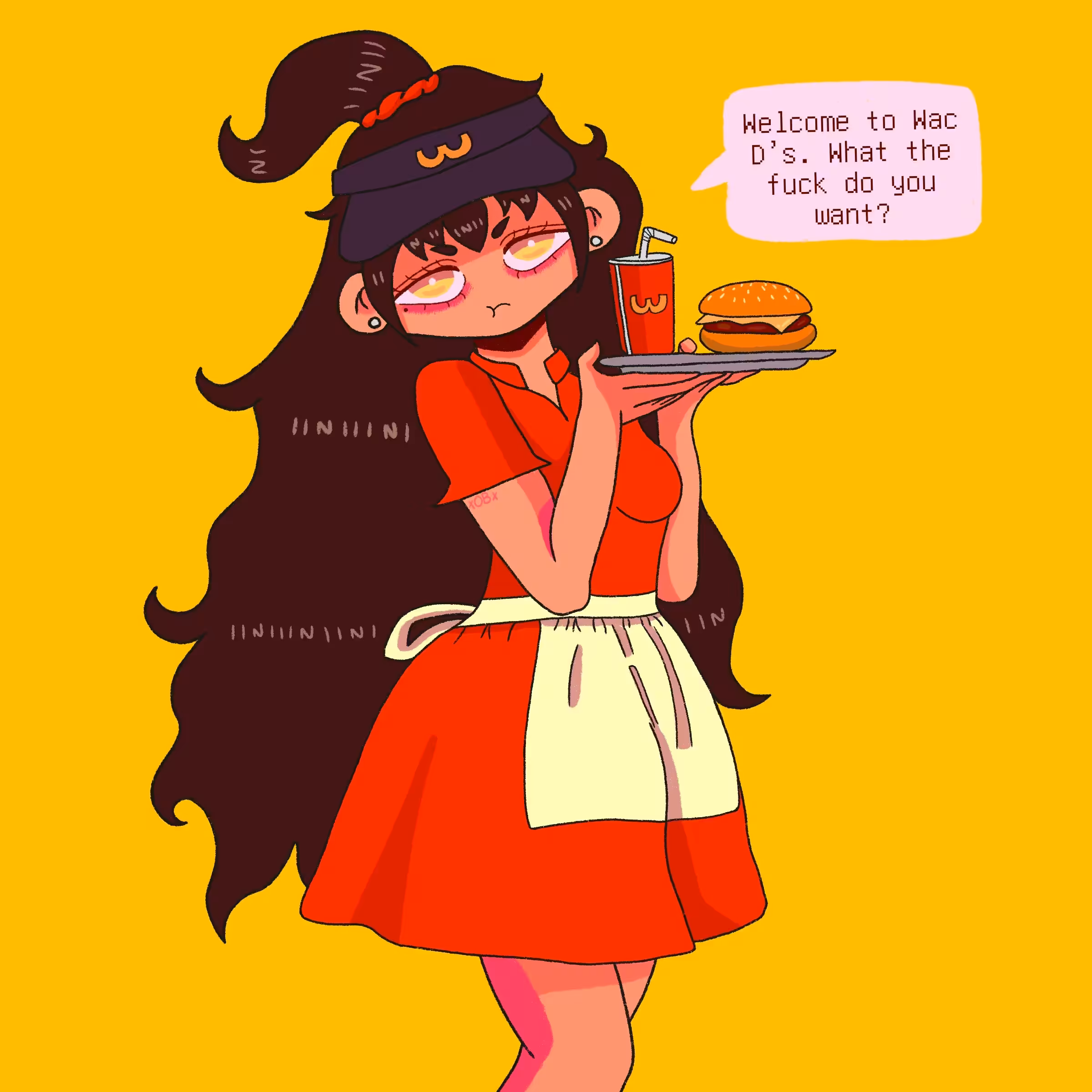 Wacky D's  Waitress