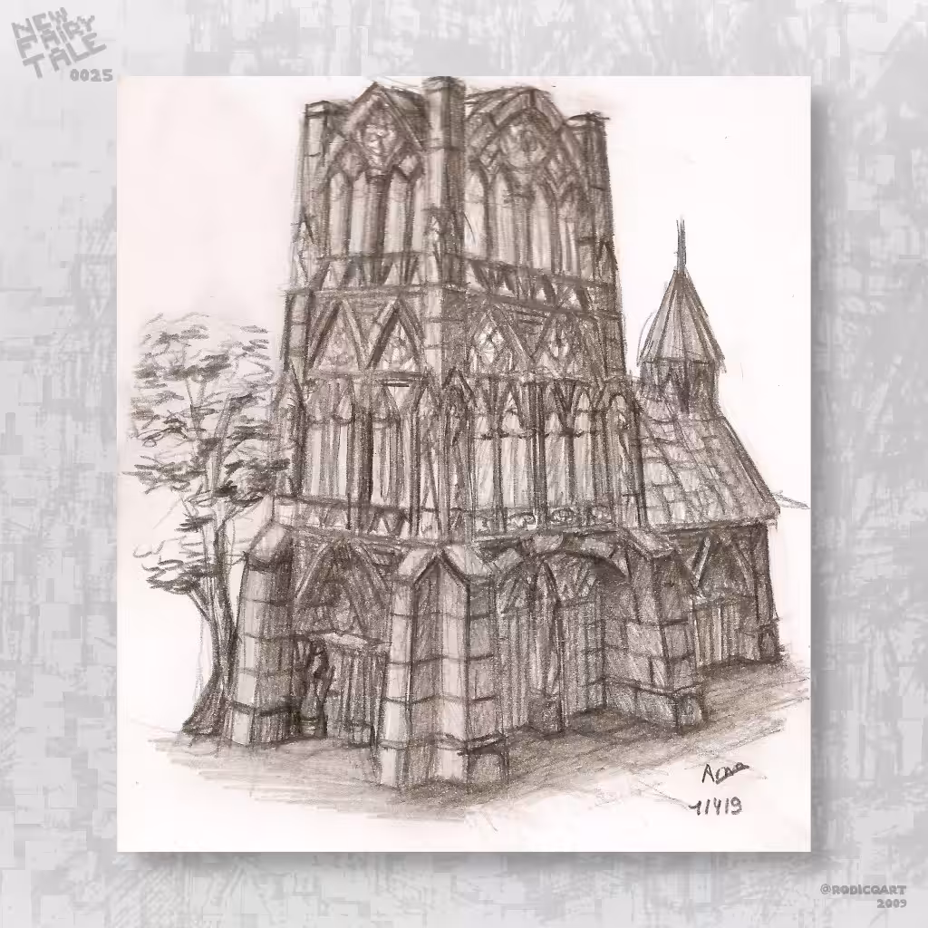 Cathedral in Sketchbook 0025