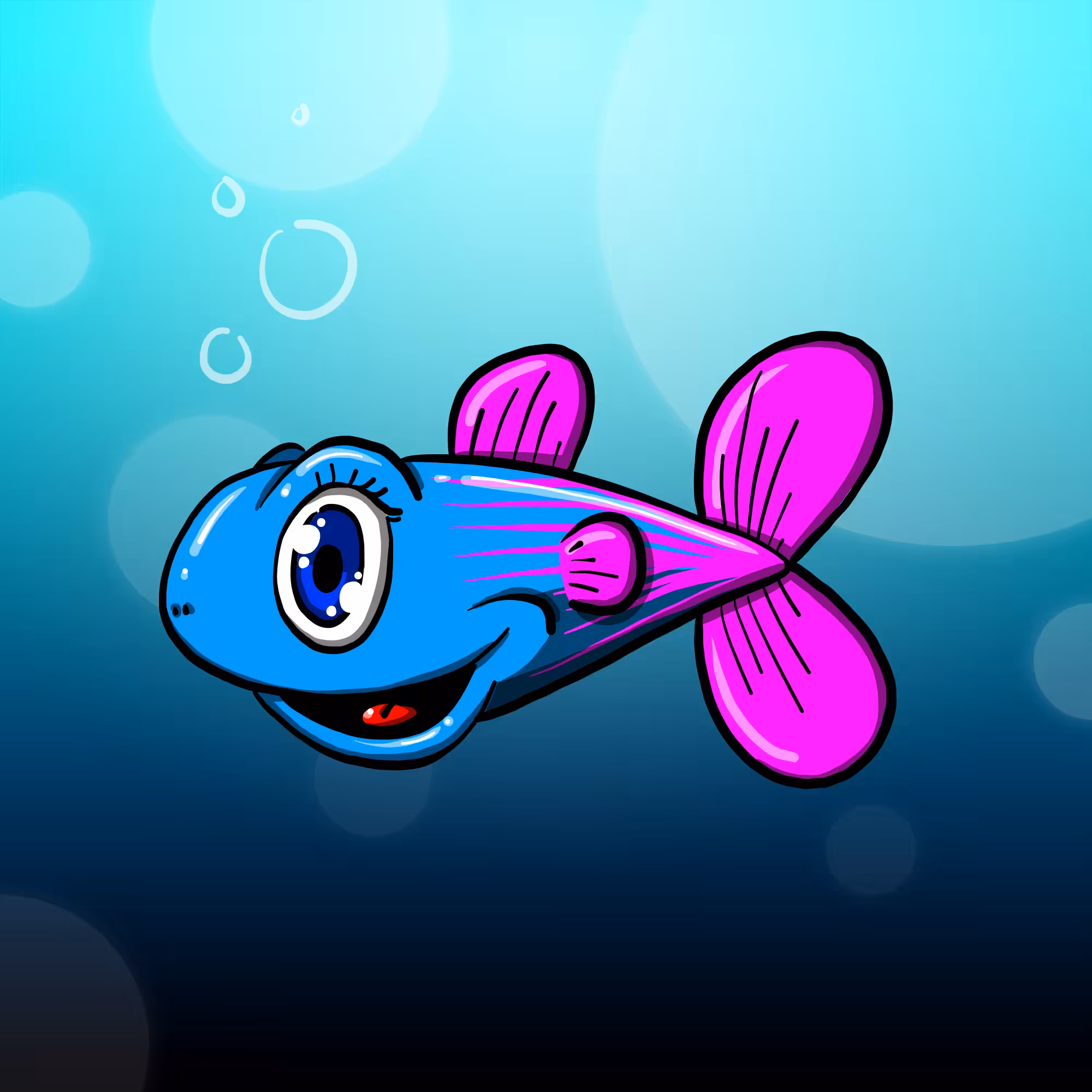 Neon Fish Tank v2: Neon Fish 39/50 (female)