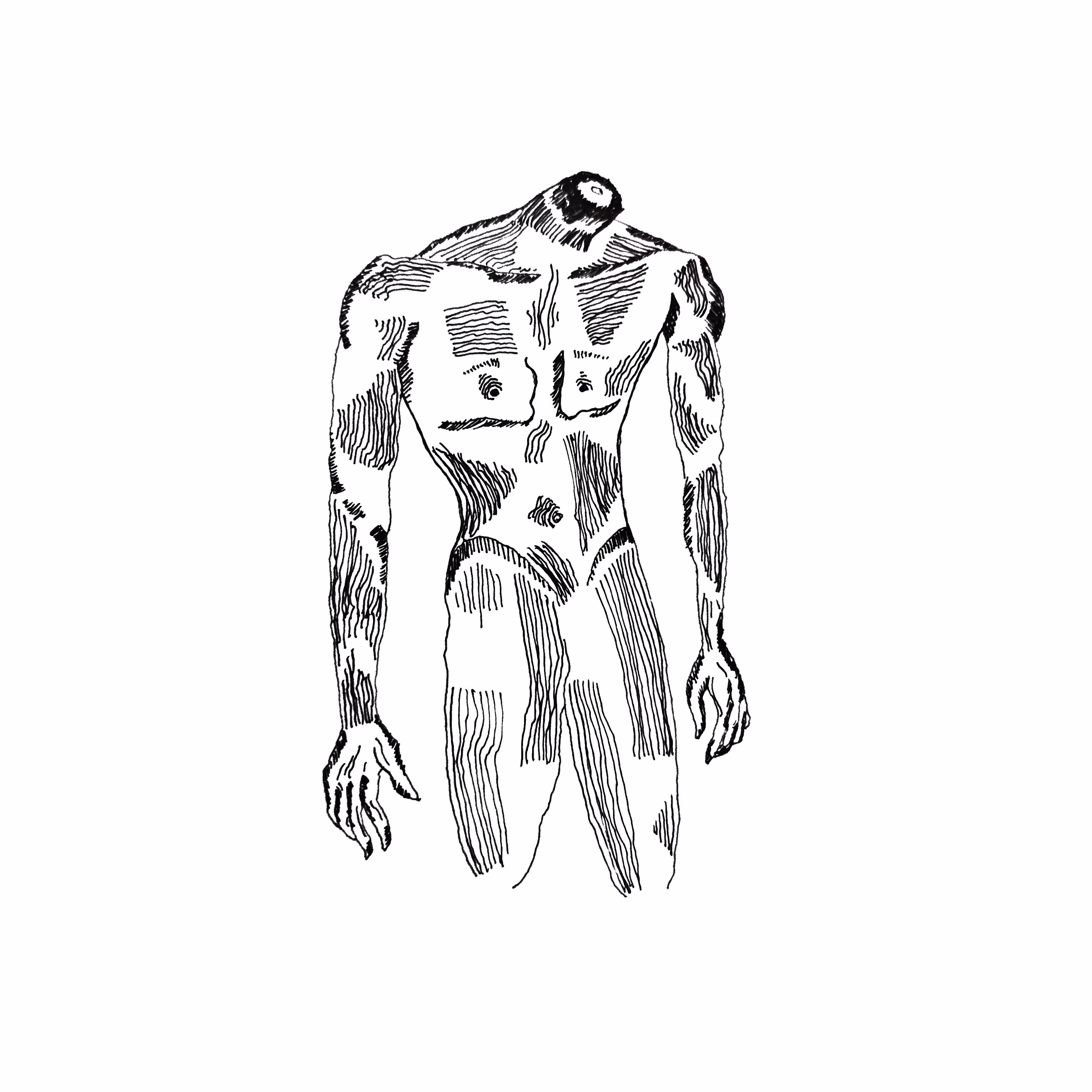 drained