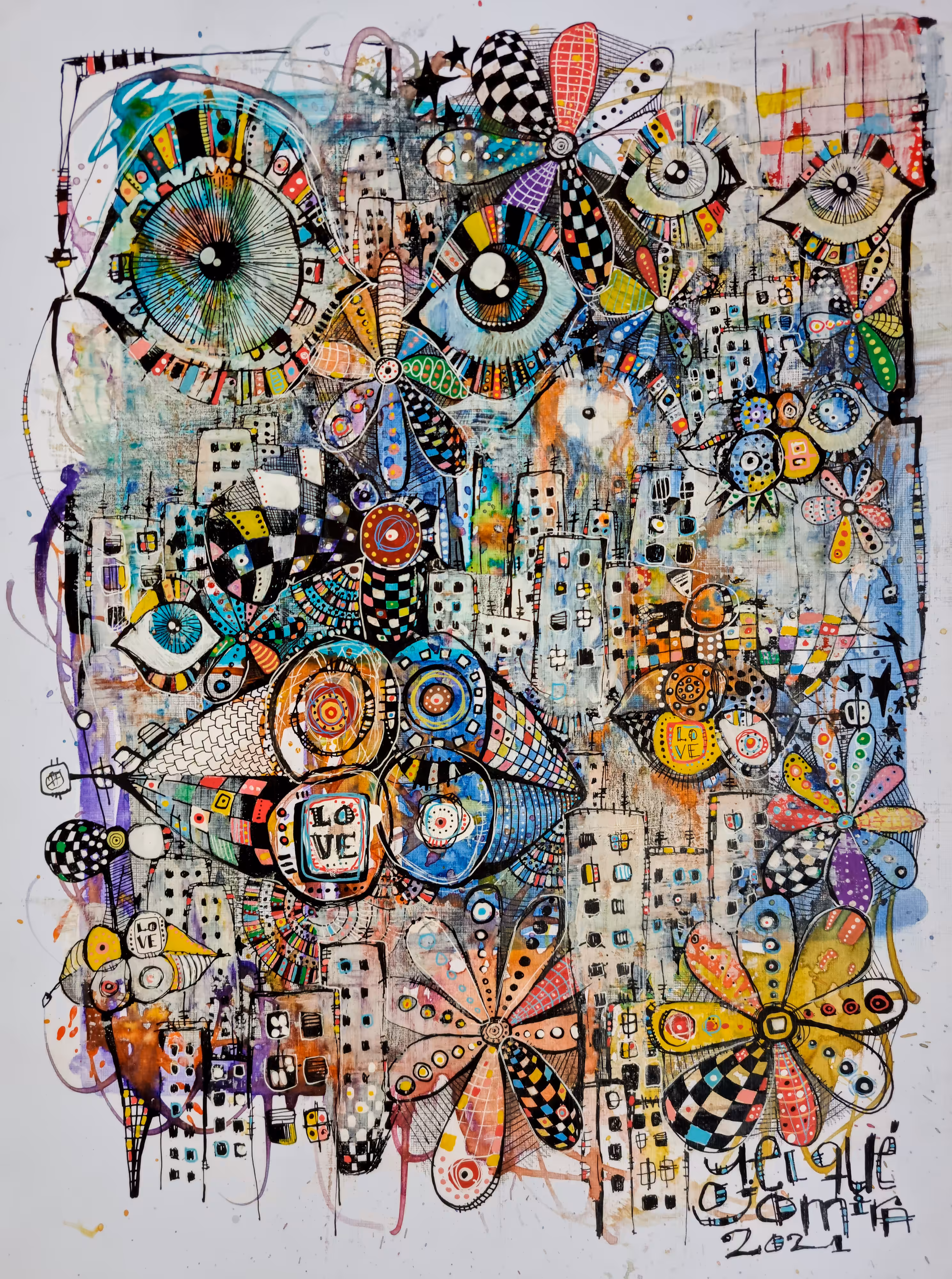 “Course of the gaze”
