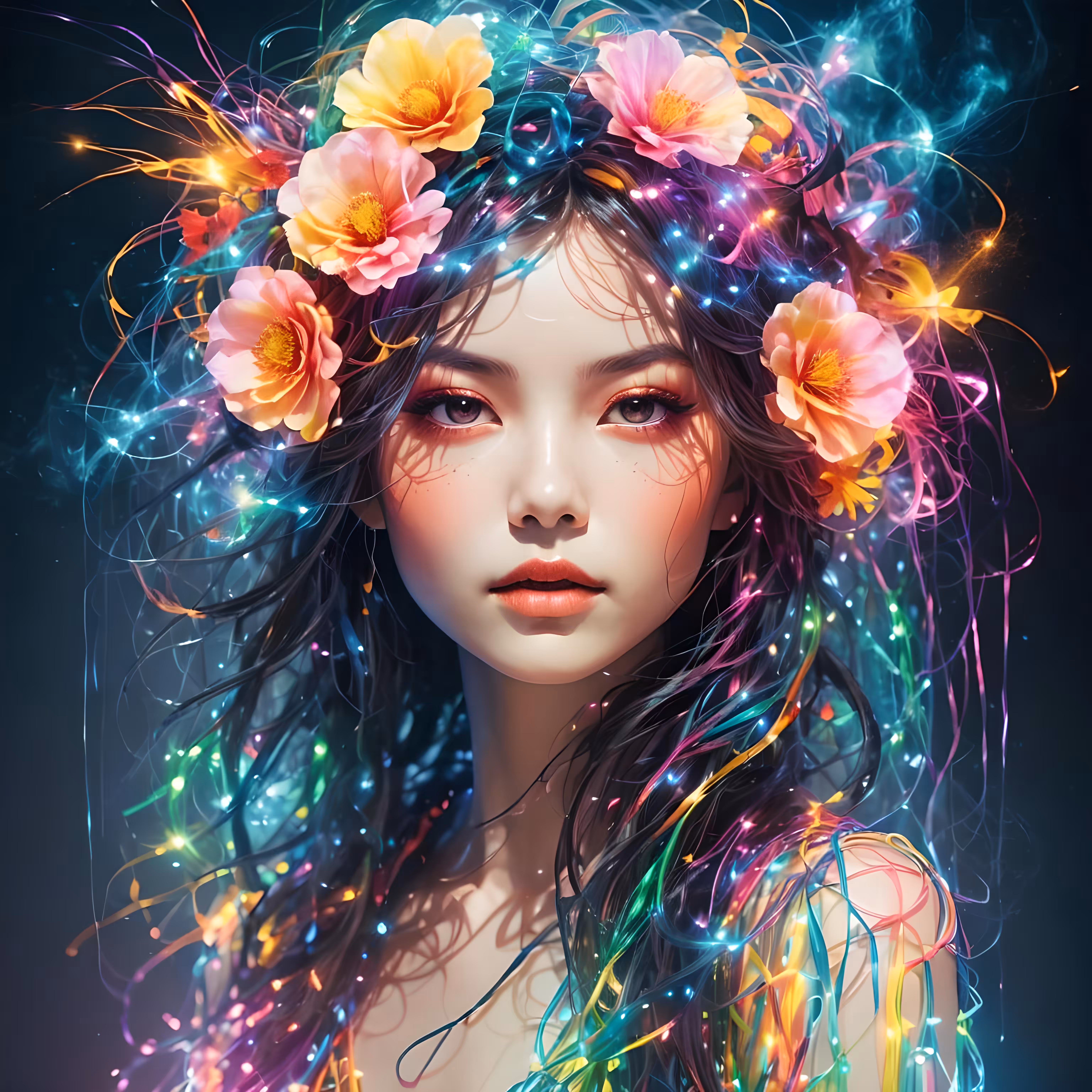 Blooming beauty and flowers
