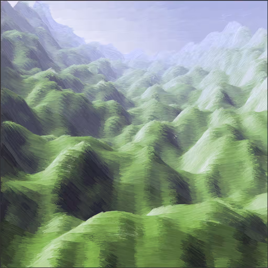 Lush Fields  #54