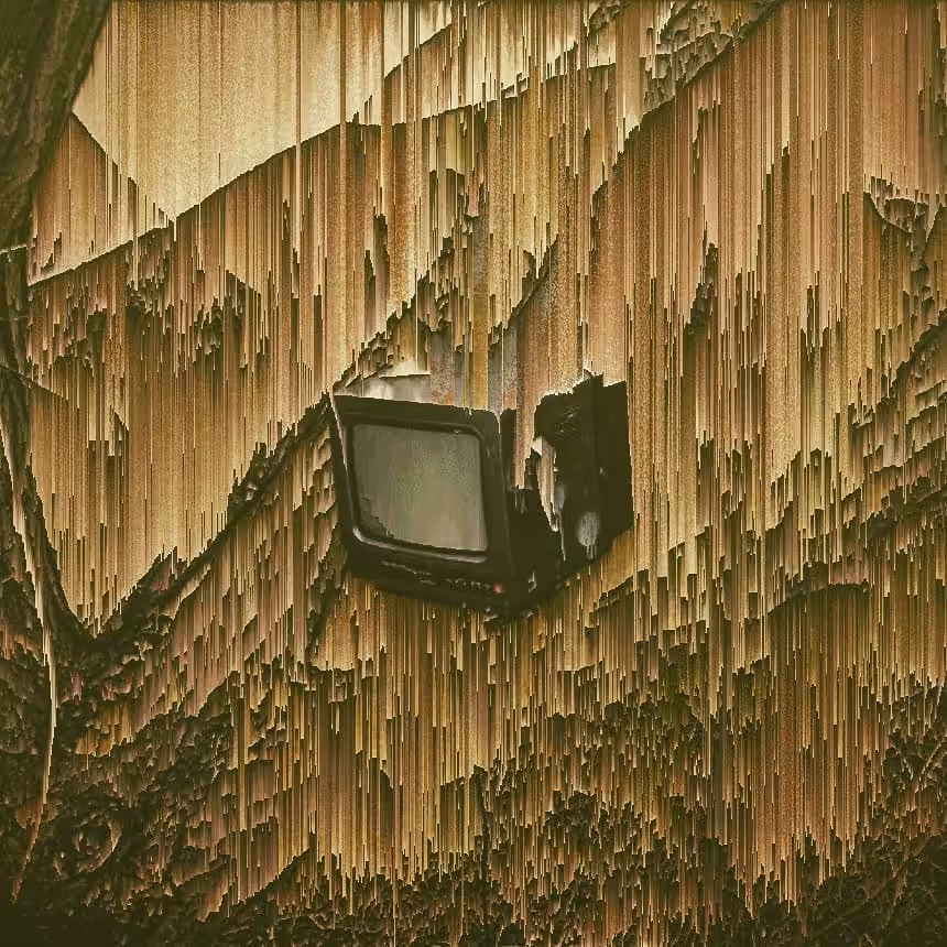 There's a fucking TV in the tree