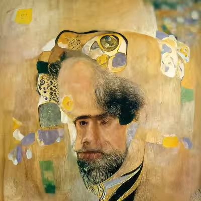 Portrait of Gustav Klimt