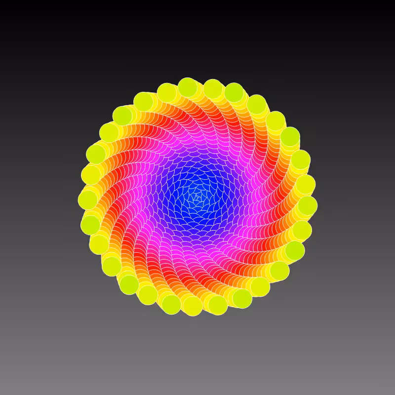 RAINBOW FLOWERS #46
