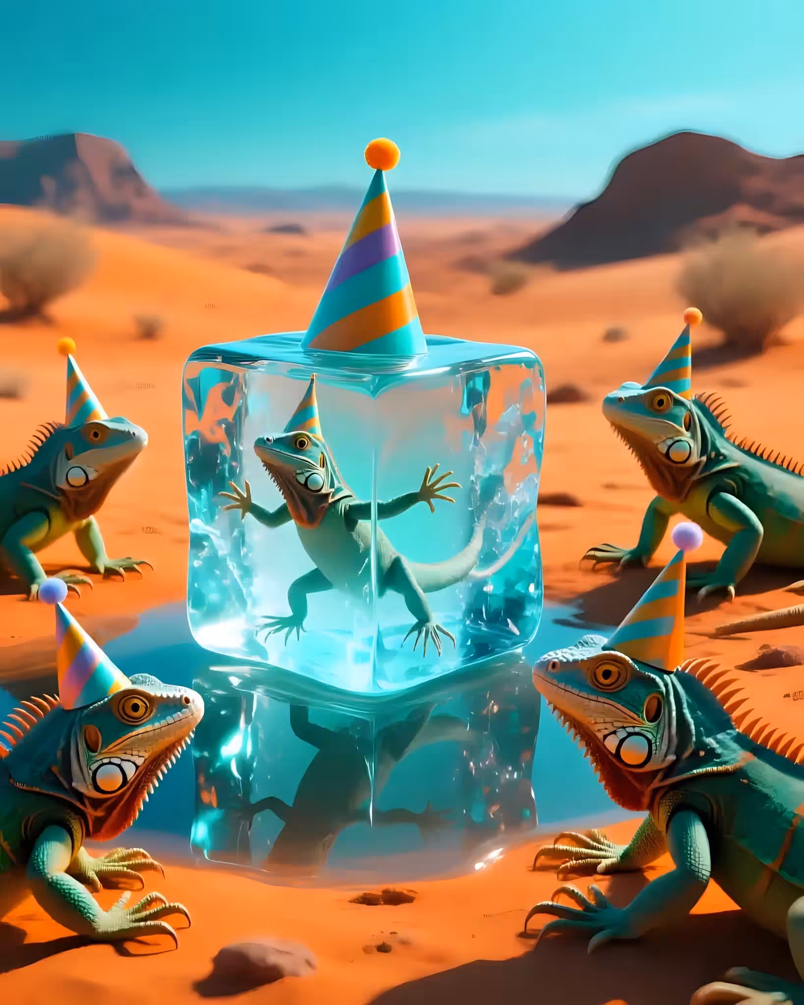 Icy iguana 