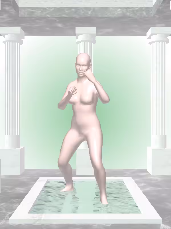 HeavenComputer: The Punching Peach Blossom Woman #3267