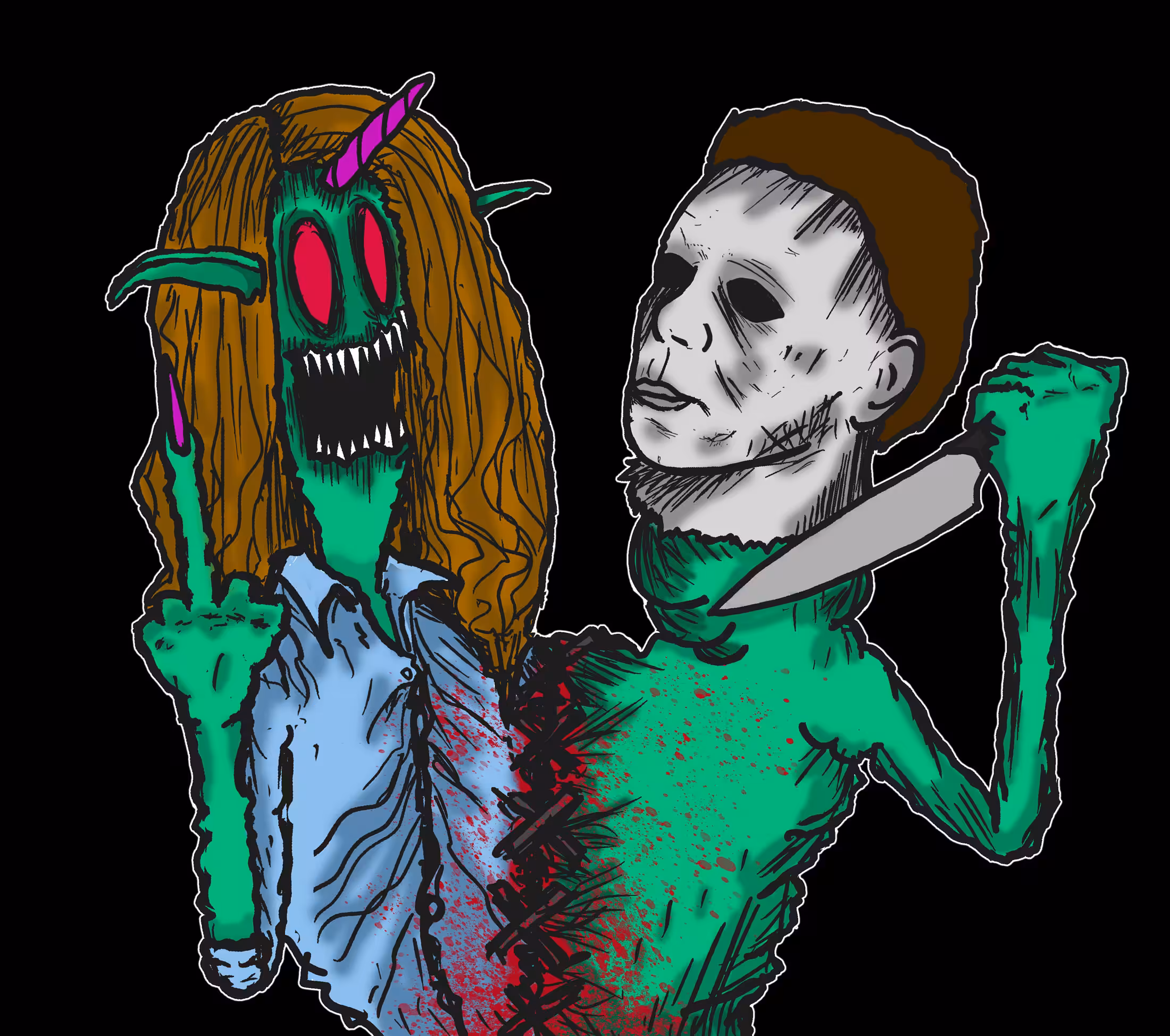 KGFY Michael and Laurie Costume