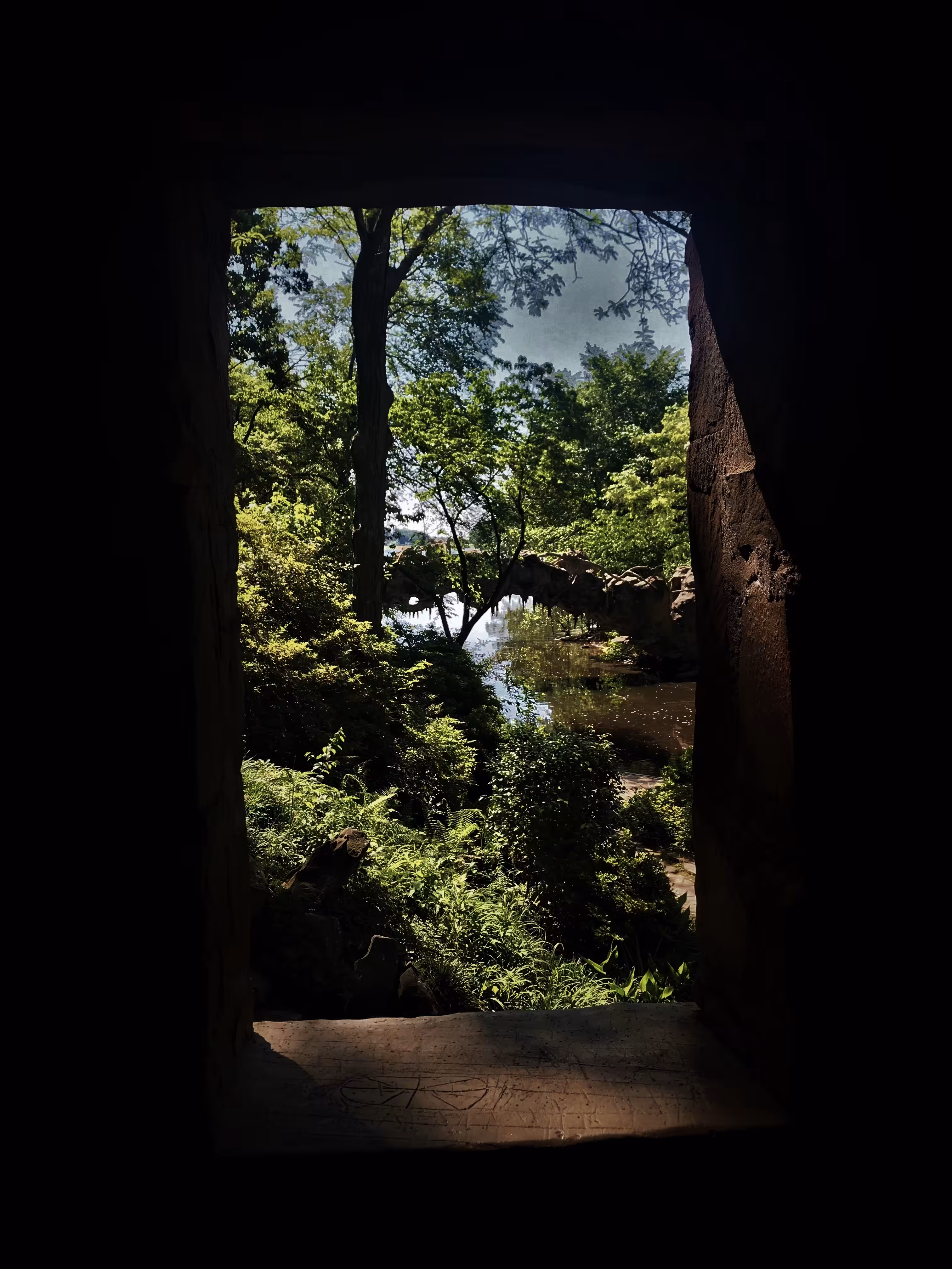 Window View: The Old Mill Waterscape