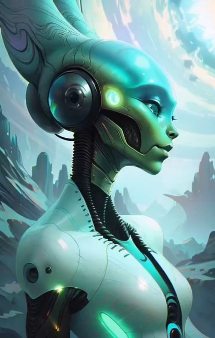 Saving my Life with my ART : Alien AI