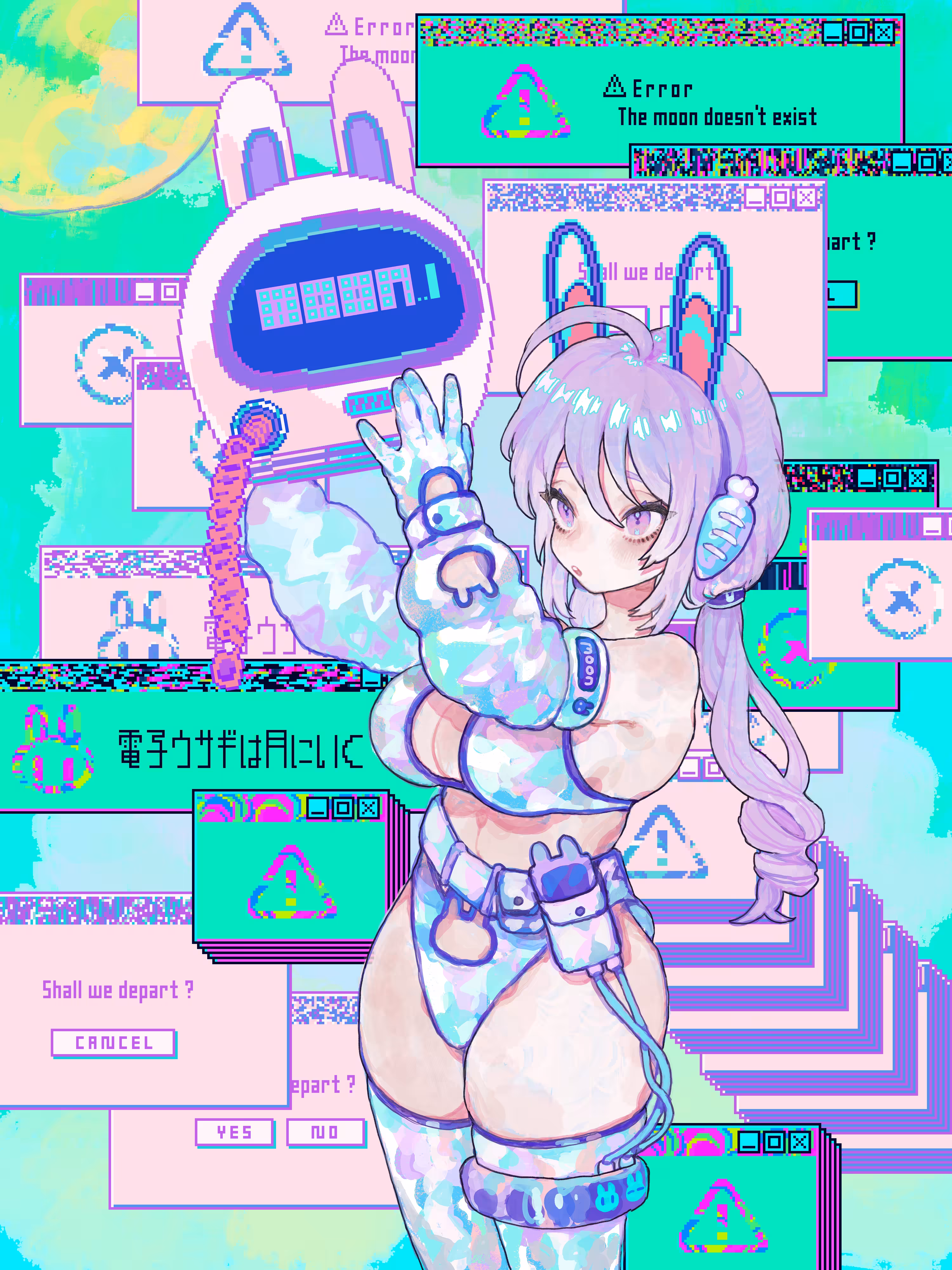 The Electronic Hare Goes to the Moon