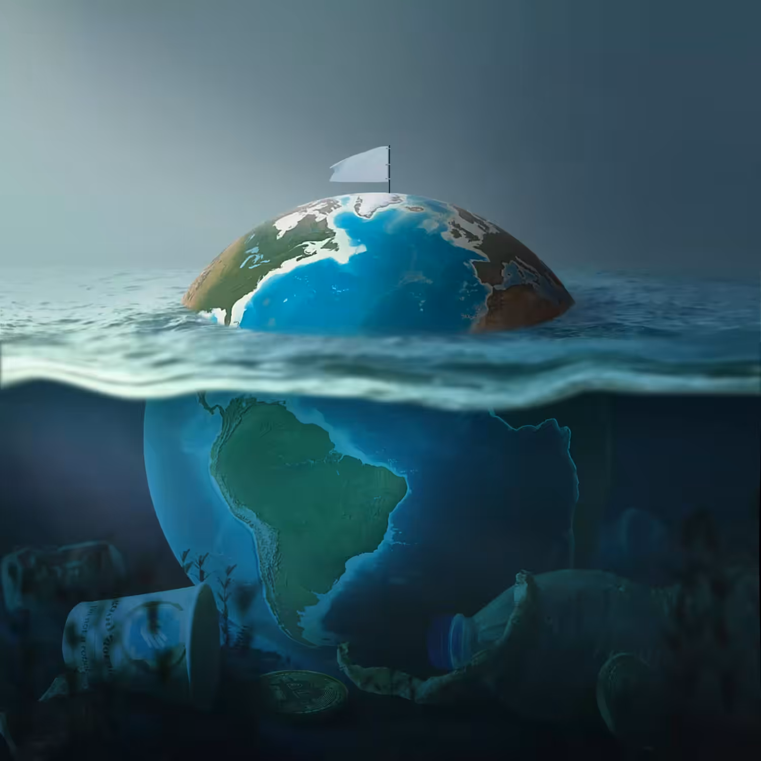 EARTH underwater