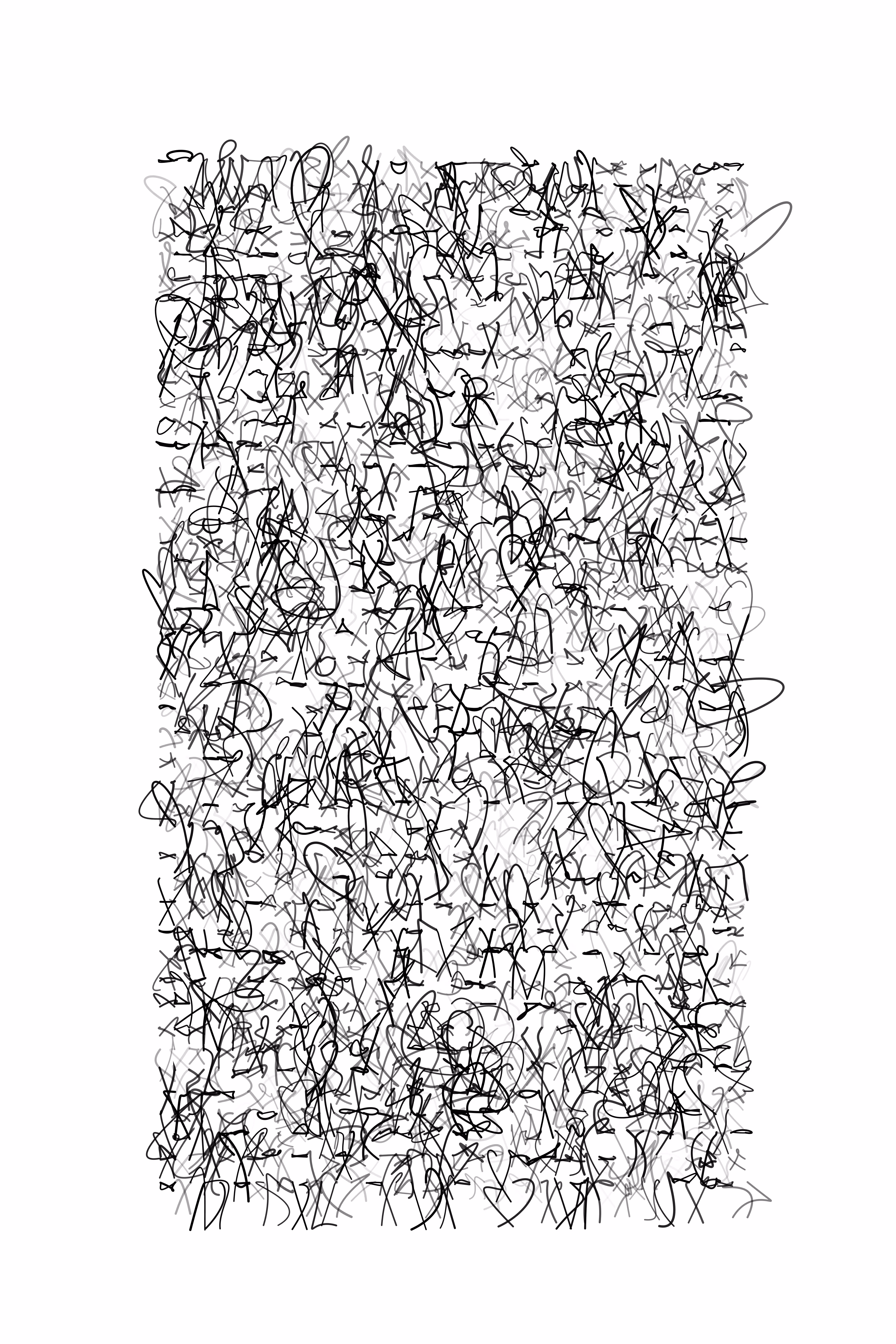 nervous calligraphy sparse 04