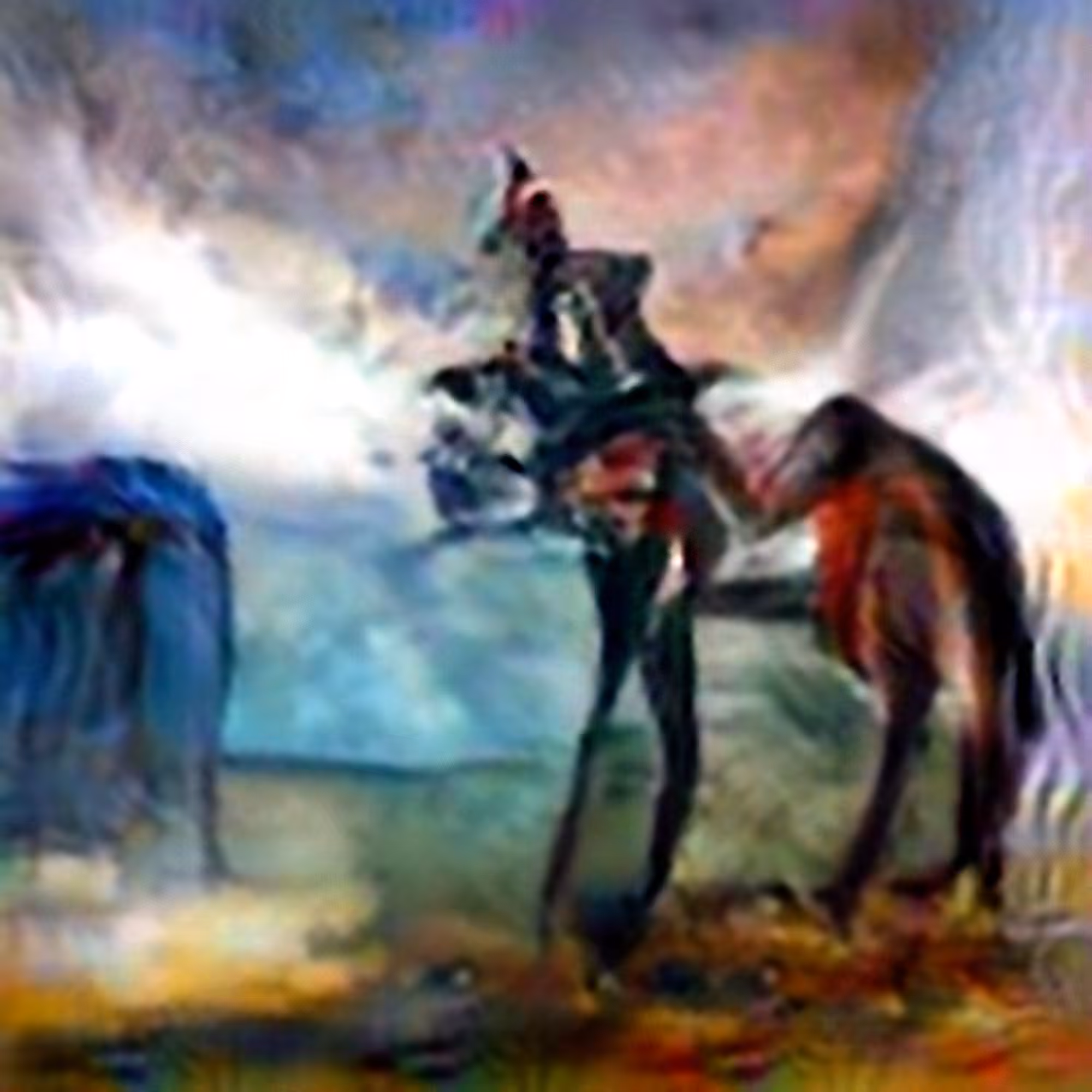 Evolved Hallucinations: Horse #5 (Corpus: Knight, Death, and the Devil)