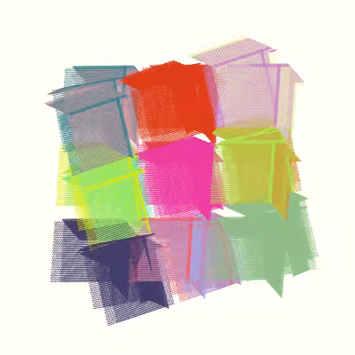 9x9 Screen Print #1