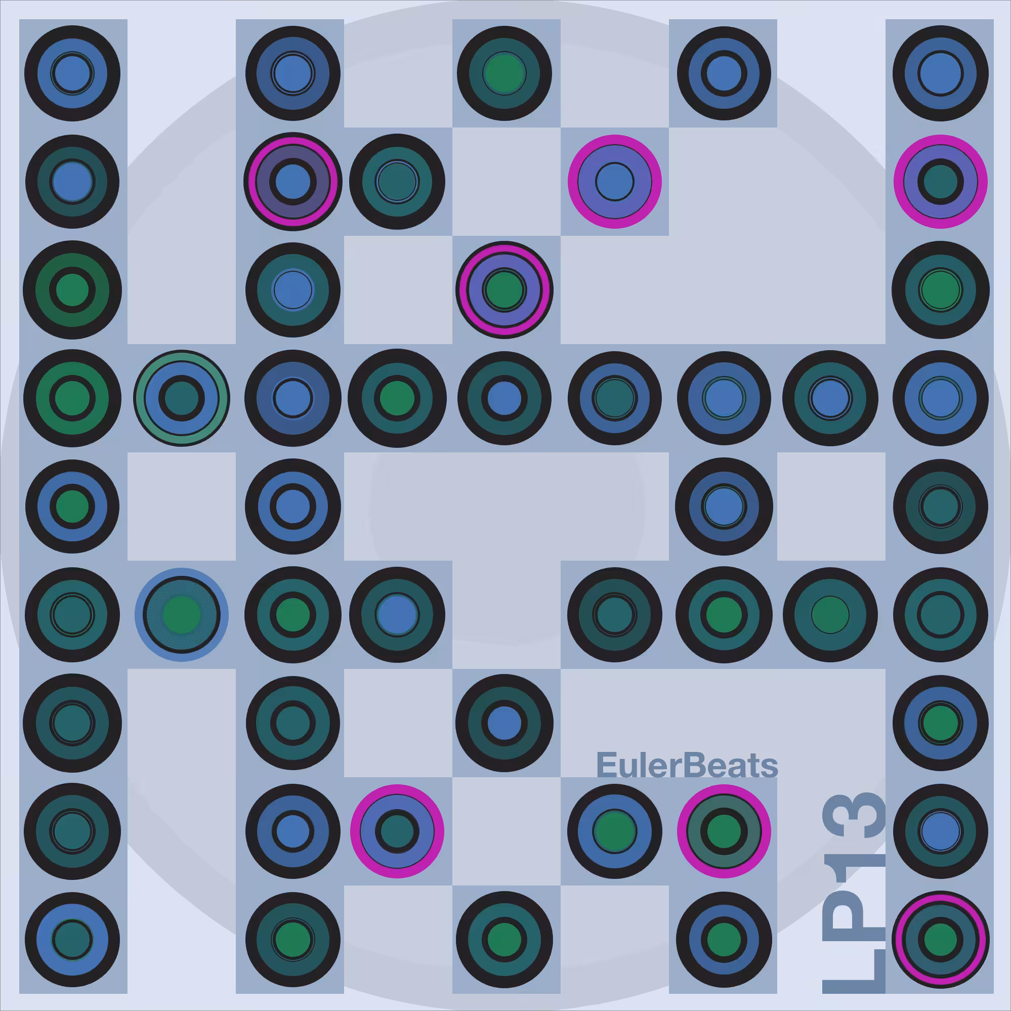 Eulerbeats LP13 Generative Cover Art: #49