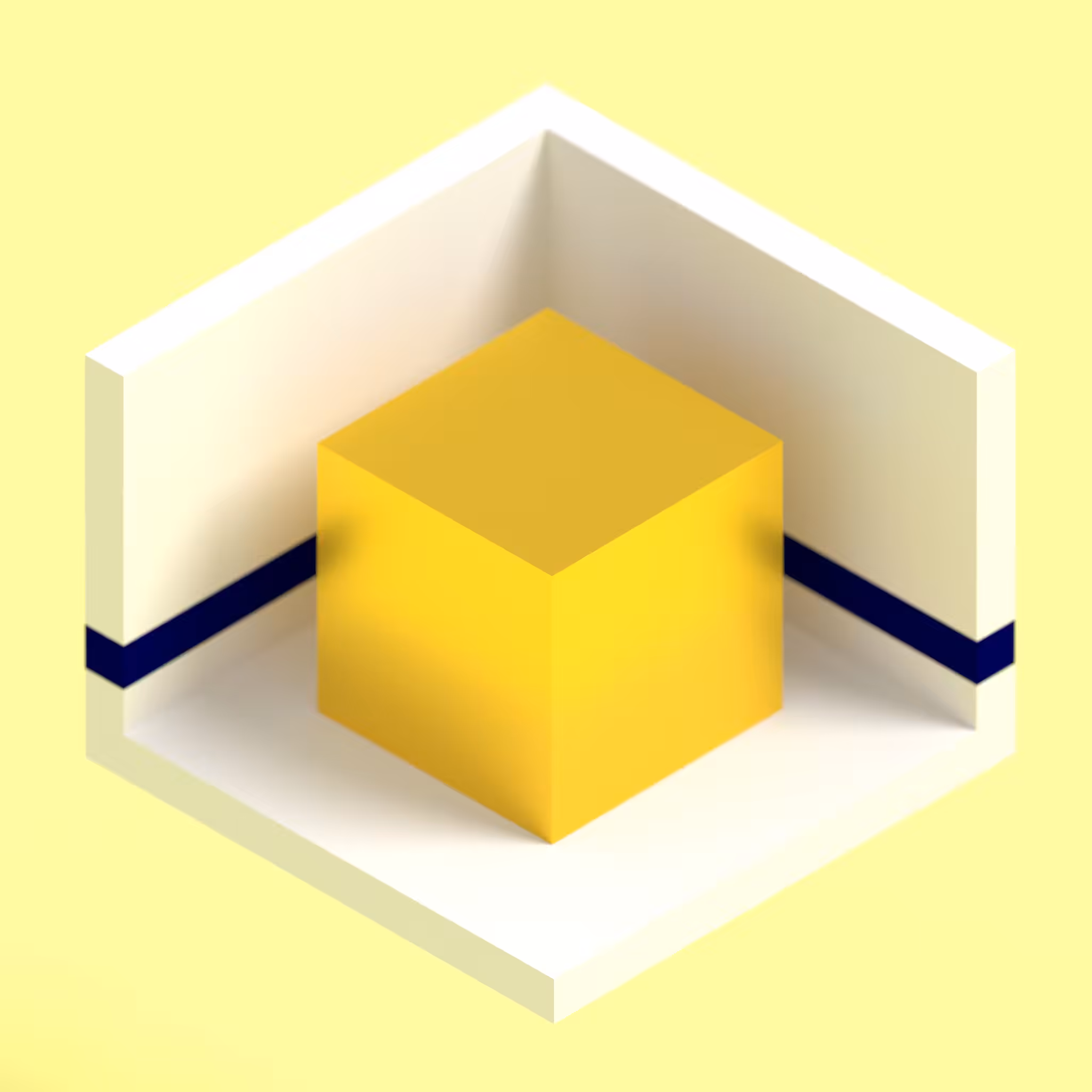 Gold Cube