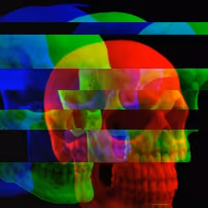 Glitched Skull #003