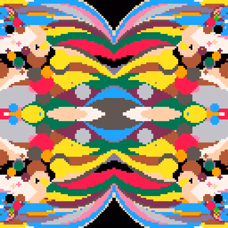 Rapid Psychedelic Inkblot Test Generator #21
