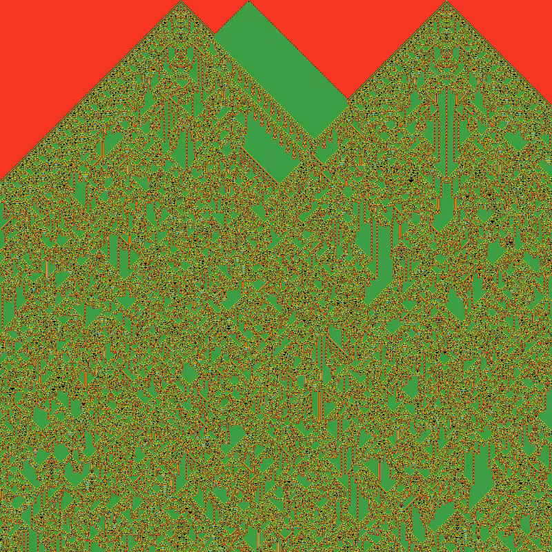 Totalistic Cellular Automata #252