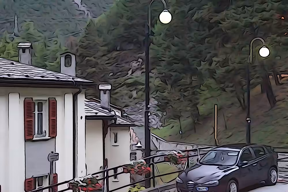 illustration of my hotel in bormio