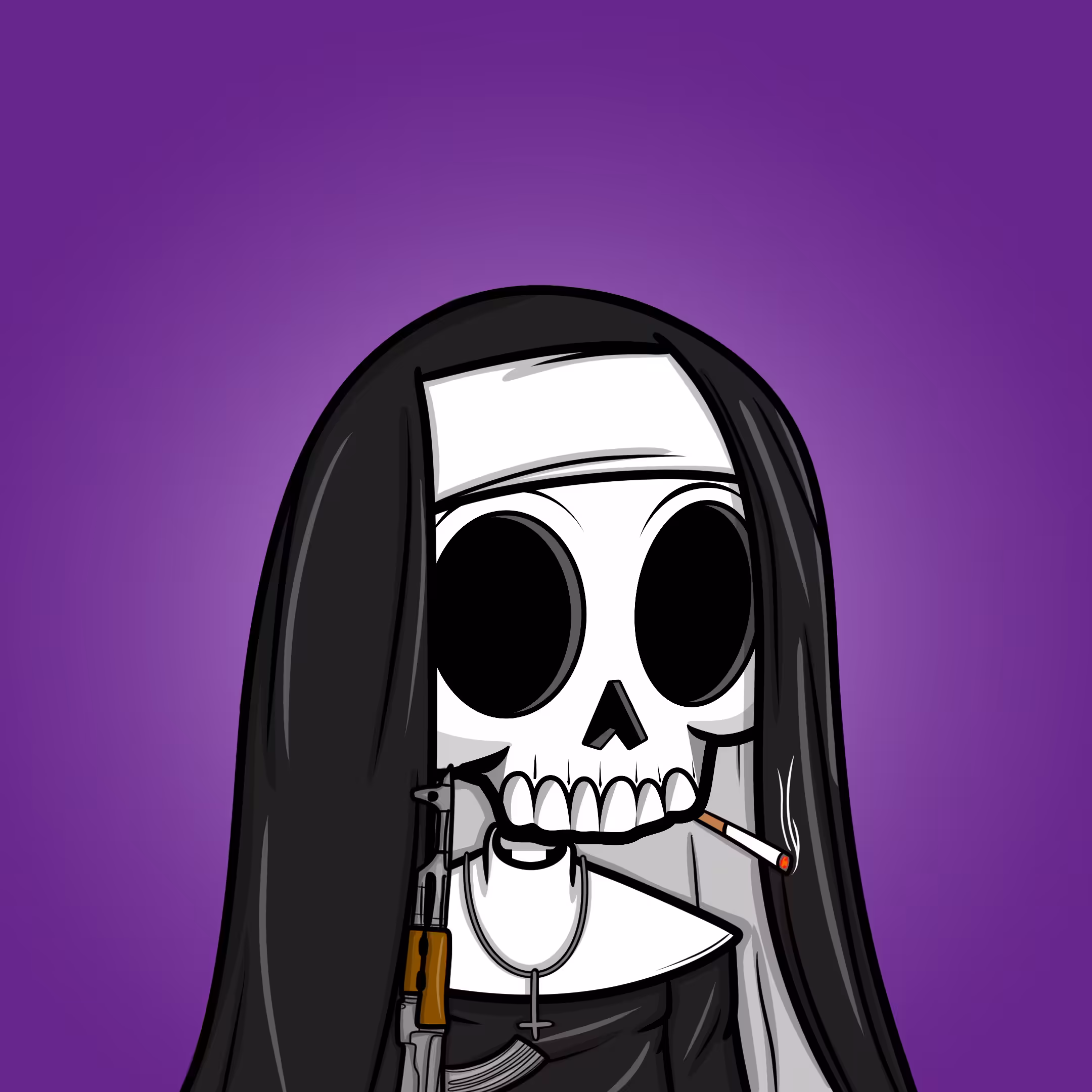 Edgar The Skeleton - Nun #419