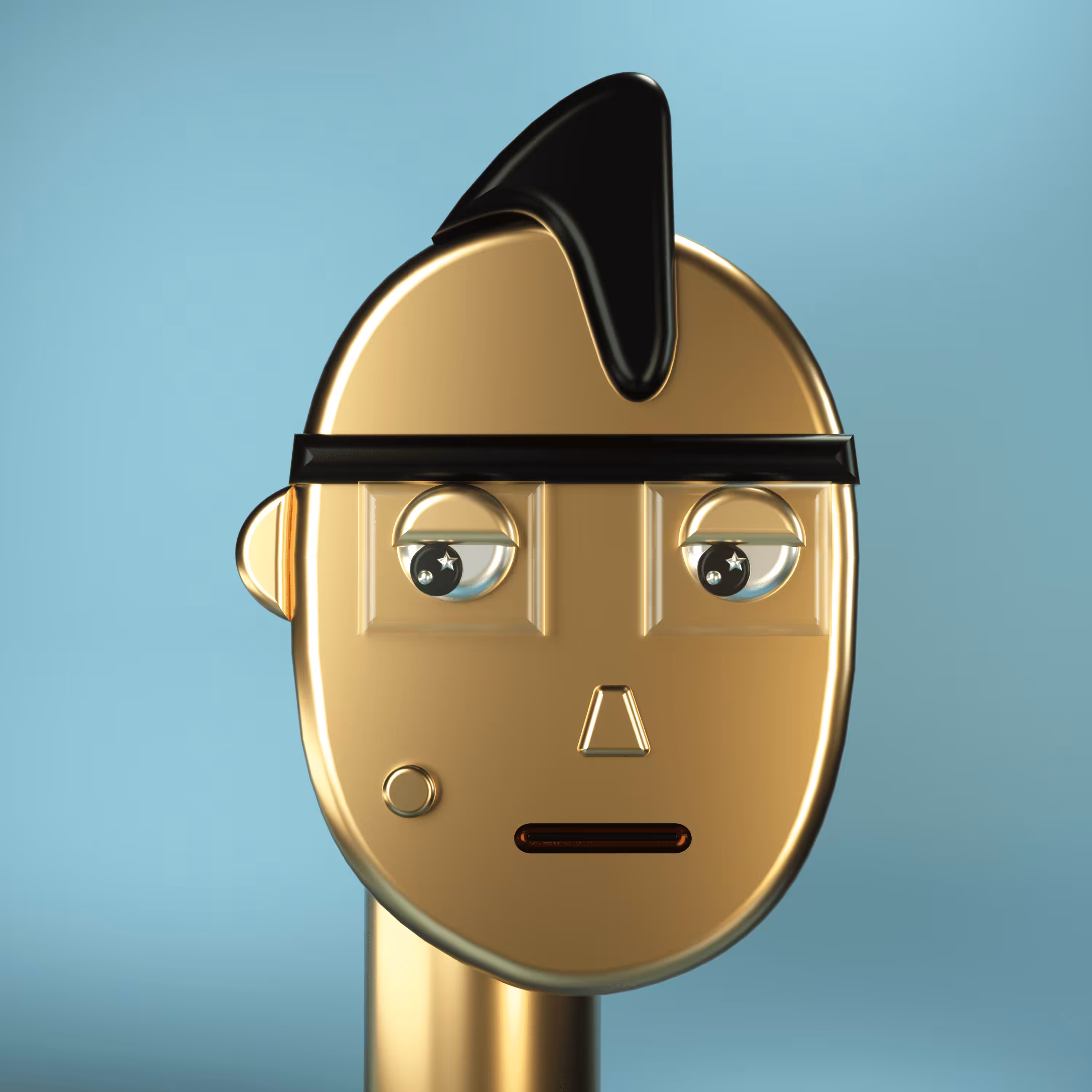 3D Chrome Punks: 3D Chrome Punk #0205