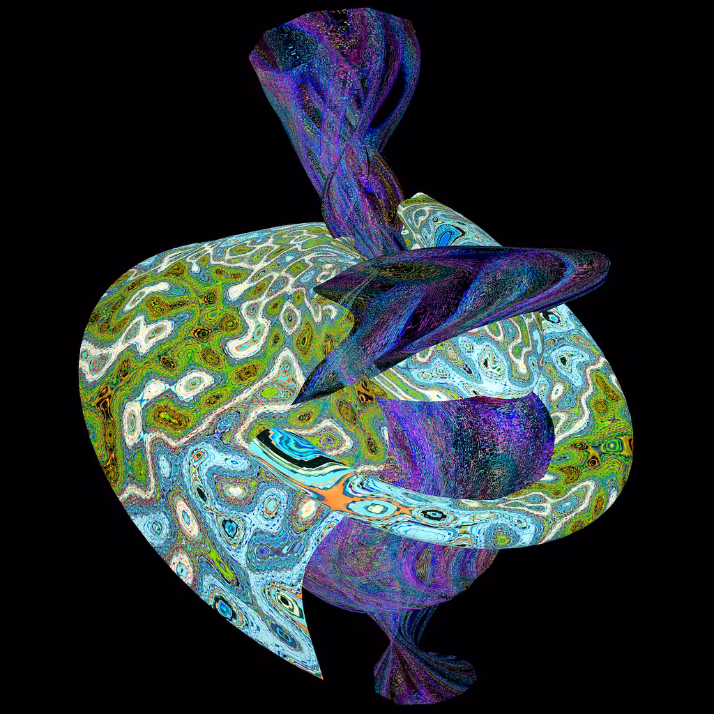 Bluish Pretzel