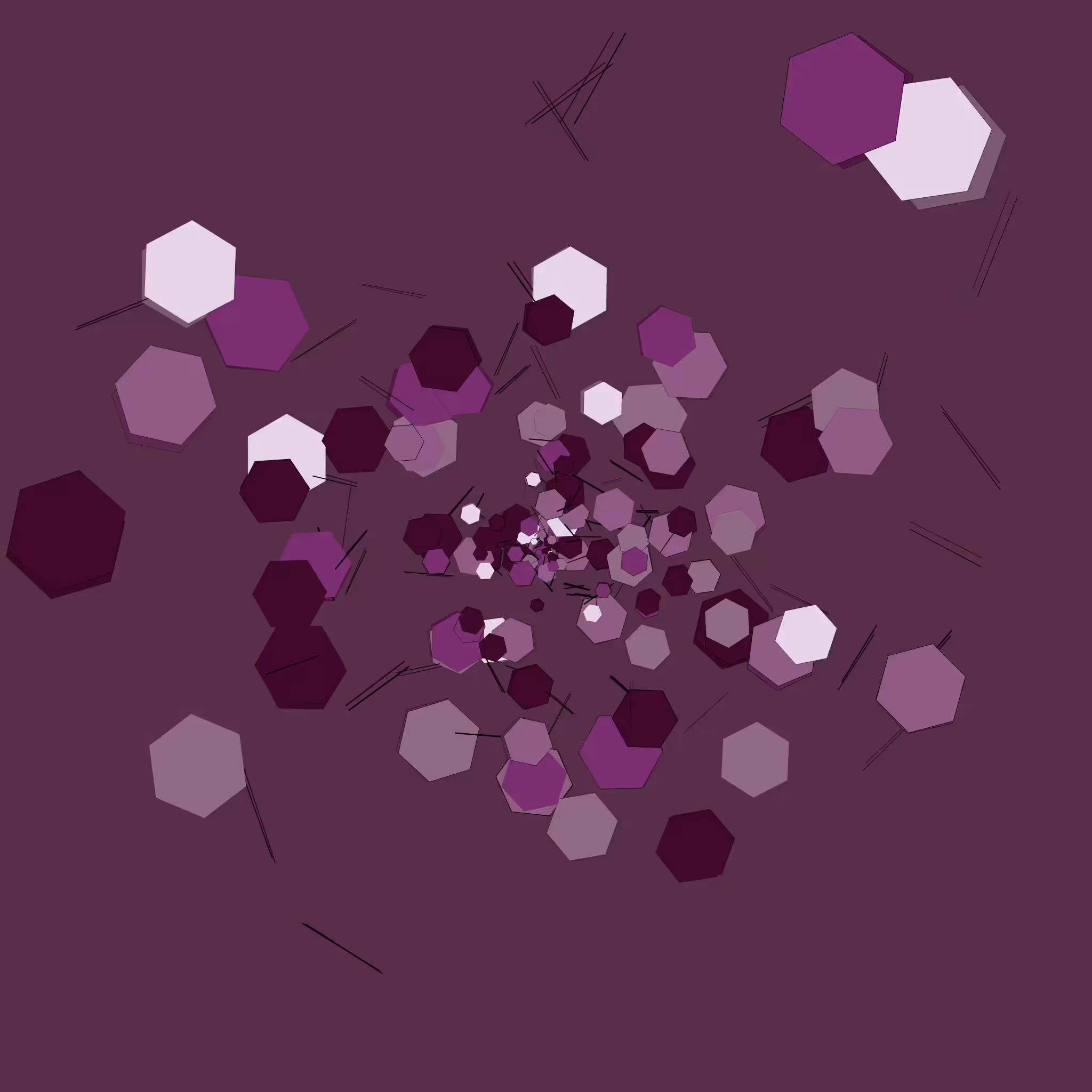 Chaotic Colored Shapes #16