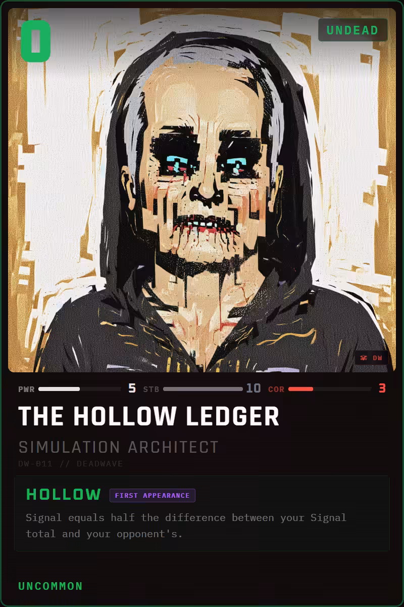The Hollow Ledger — Simulation Architect