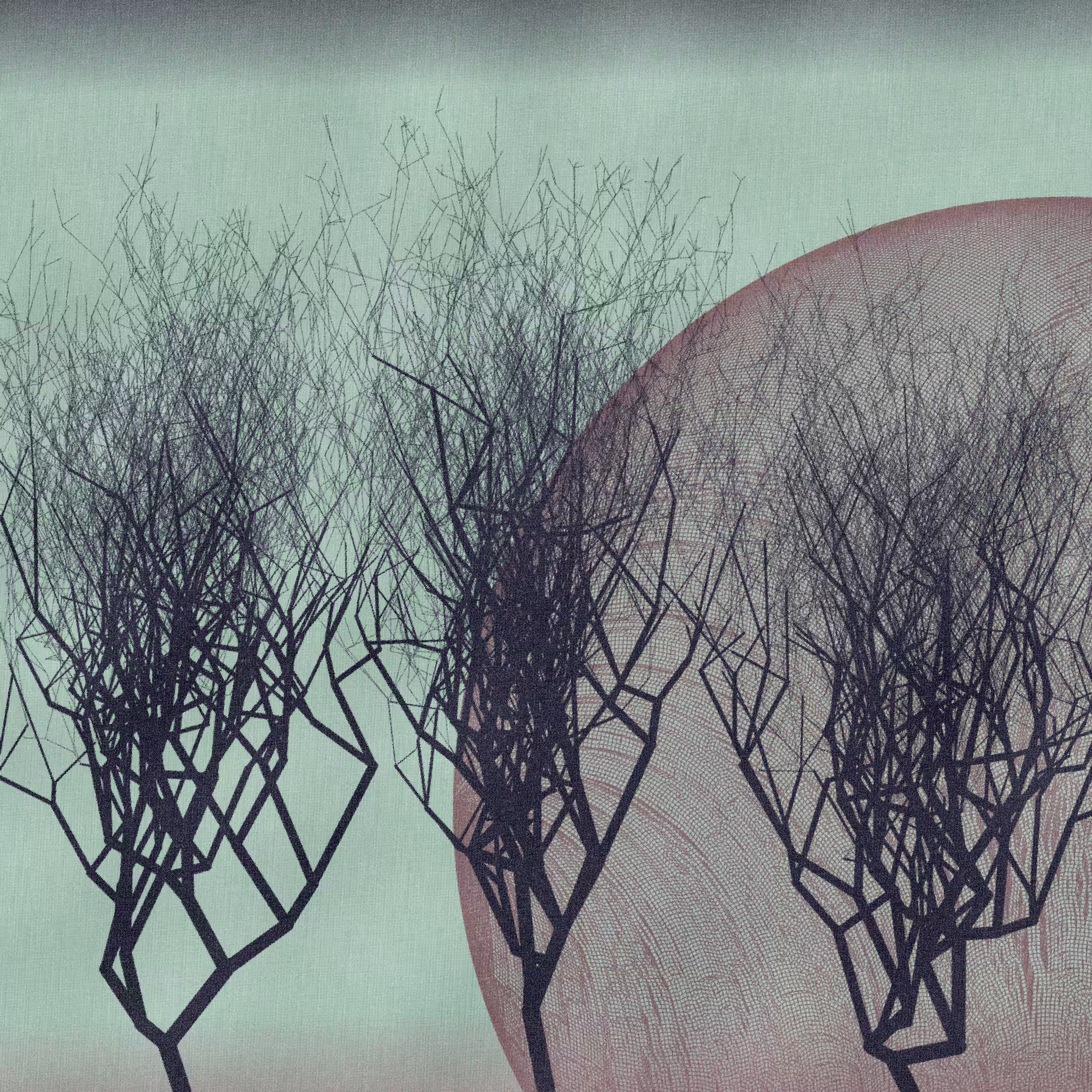 Three dead trees on earth #252