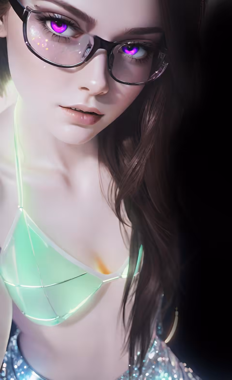 The Goddess of Purple Eyes