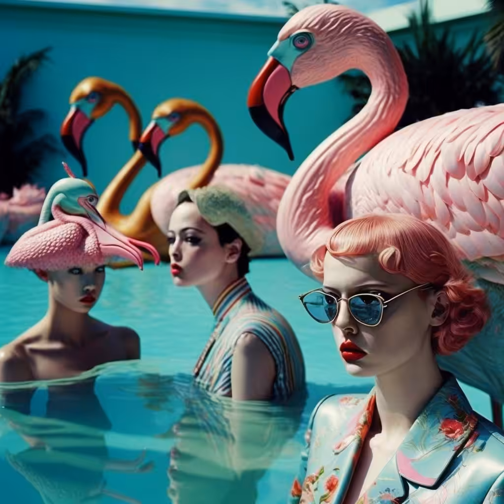 Fashion Flamingos #2
