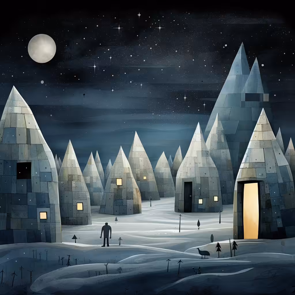 Places to BE.  : The night after snow