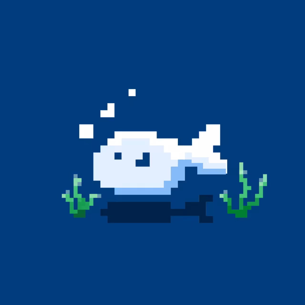 Colorful fishes pixel