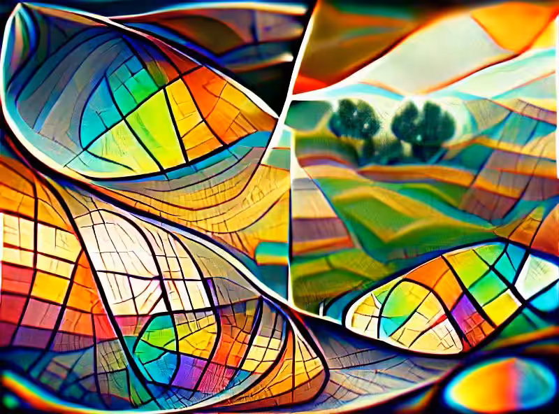 I thoroughly enjoy understanding how color, lines, shapes and textures affect each other with Birefringence and Petzval Field Curvature