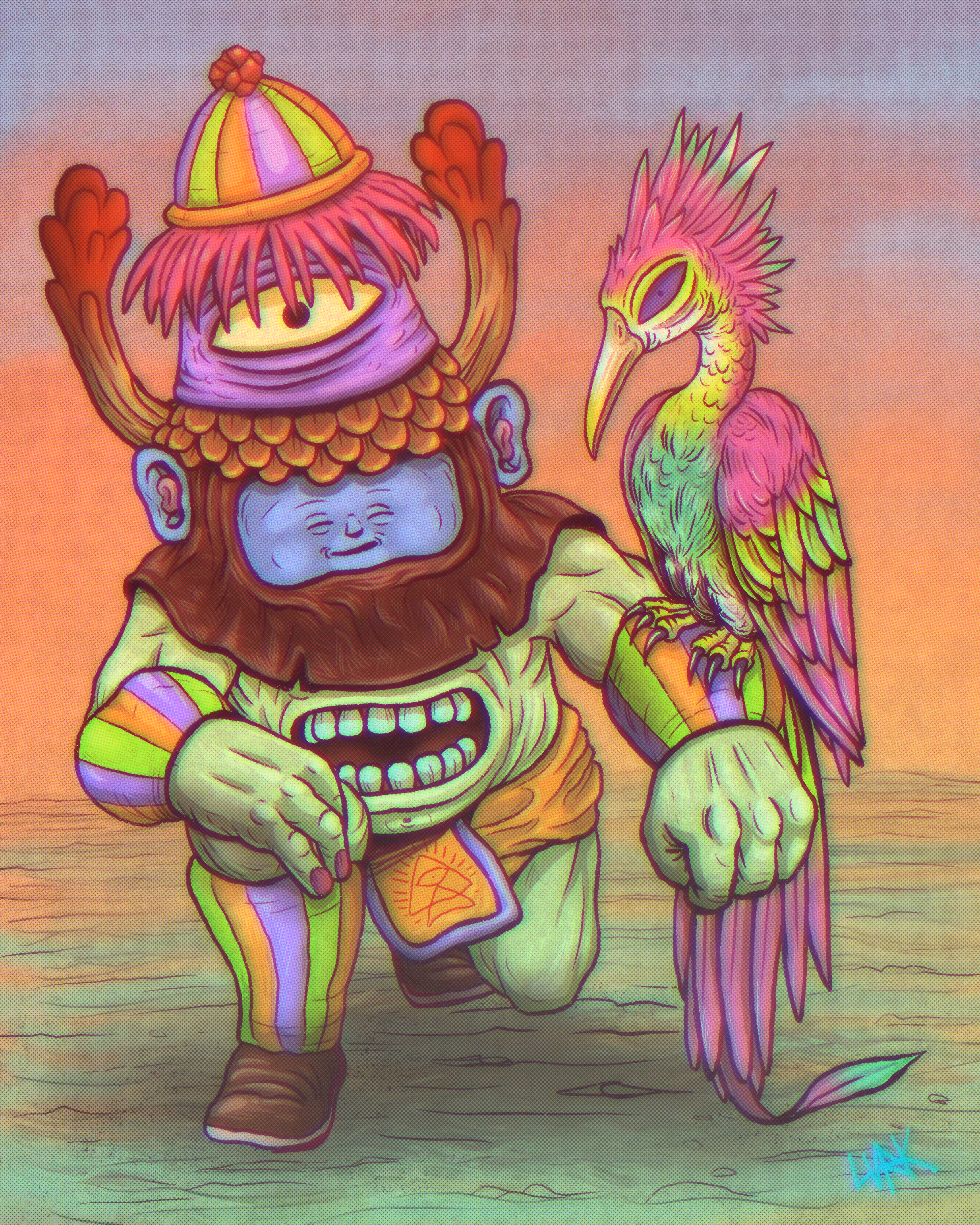 Winged buddy