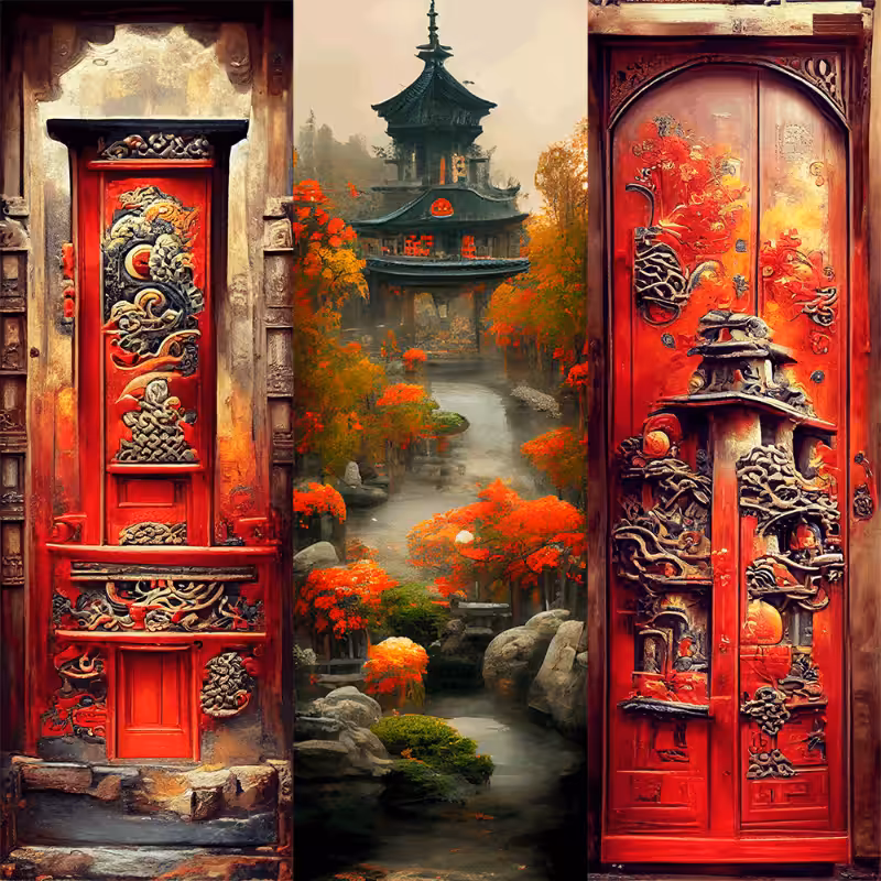 AI Chinese Garden #3