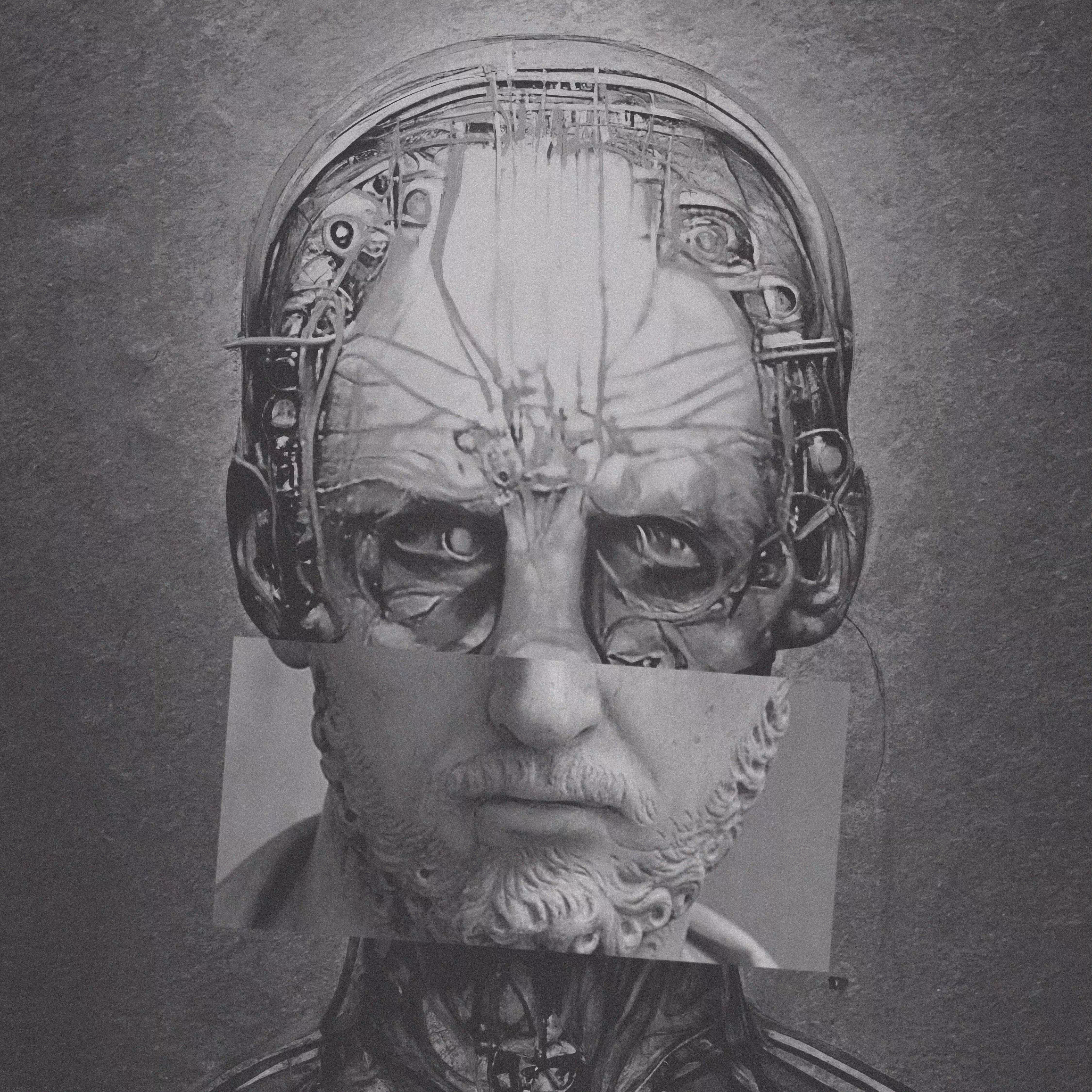 Neural Network Assisted Digital Paintings: Expressions#11