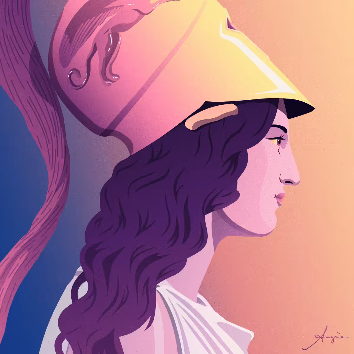 Goddess Athena - Powerful Woman #005