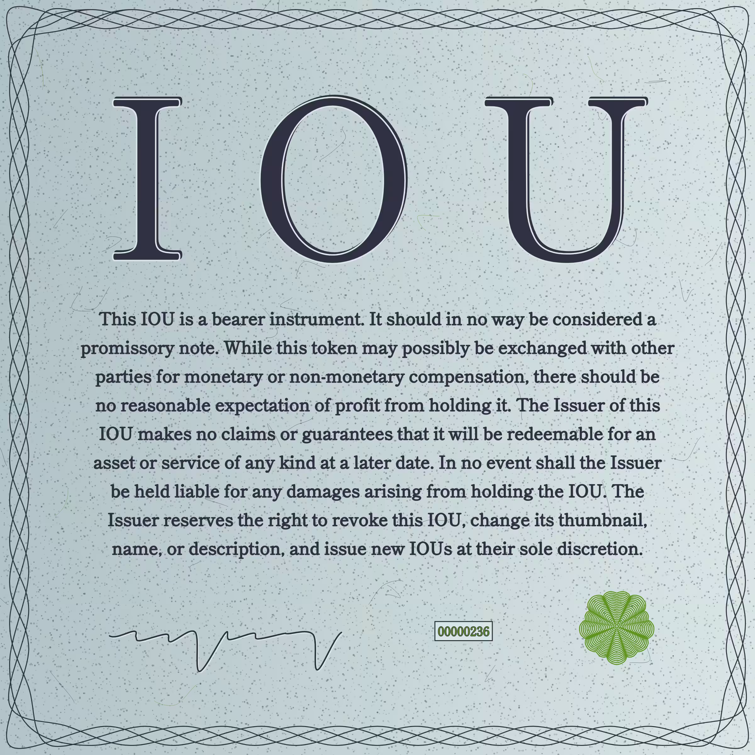 IOU #236