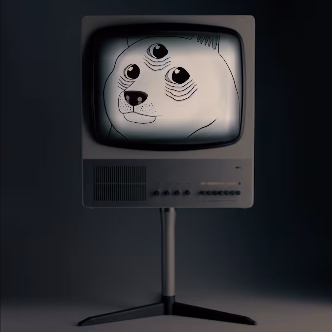 Doge Overlord BW TV :: Edition of 1